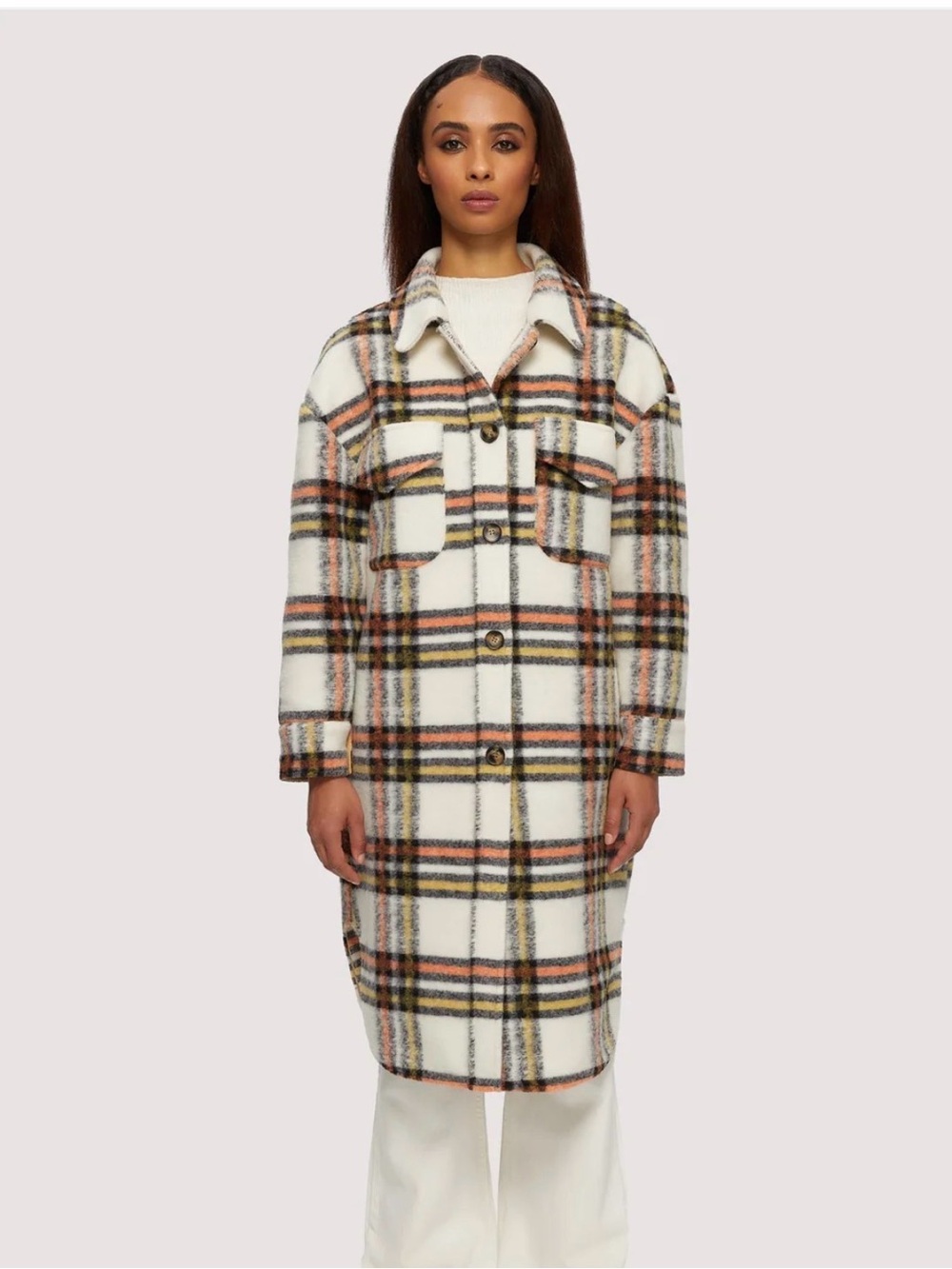 Noise - Greta Long Length Vegan Wool Coat